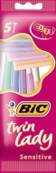 BIC Twin Lady Sensitive 5T x 20