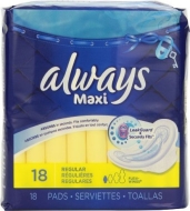 Always Maxi With Wings Regular 6/18ct