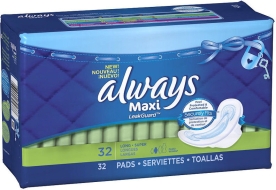 Always Maxi WithWings Long Super 6/32ct