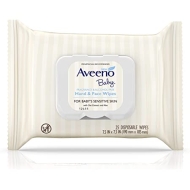 Aveeno Baby Hand & Face Wipes 25ct