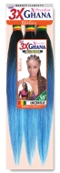 Ghana Braid 50'' Unicorn Blue