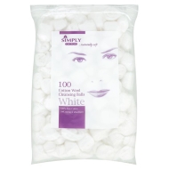 Simply Cotton Balls White 12/100'