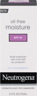 Neutogena Oil-Free Moisture SPF 35 2.5oz