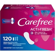 Carefree Regular Unscented Liners 4/120ct