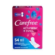 Carefree Regular Unscented Liners 8/54ct