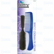 Brittny Brush & Comb Handle 2pc