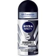 Nivea Roll On Invisible Black & White 30/50ml