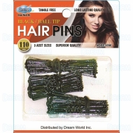 Dream Hair Pin 3Asst Size 110C 12pk