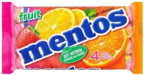 Mentos Fruit 18/4pk
