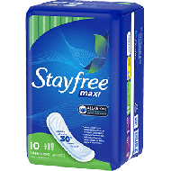 Stayfree-Super Maxi Not with Wings 10/12