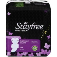 Stayfree-Ultra Thin Over Night with Wings 8/14ct