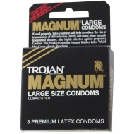 Trojan Magnum Lubricant Condom 12/3pk