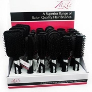 Zazie Hair Brush In Display Black 6